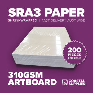 310gsm Artboard SRA3 Paper (200 Sheets)