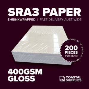 400gsm Gloss SRA3 Paper (200 Sheets)