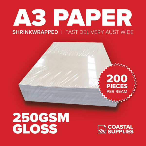 250gsm Gloss A3 Paper