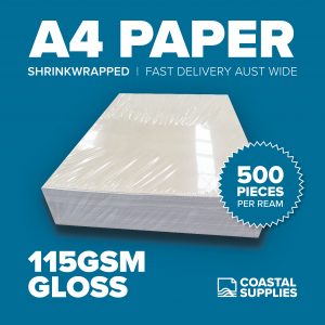 115gsm Gloss A4 Paper<br>(500 Sheets)