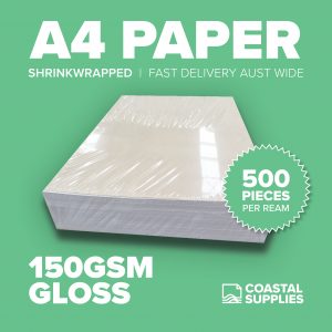 150gsm Gloss A4 Paper<br>(500 Sheets)